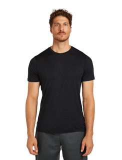 Icebreaker Wander-/Freizeit Tshirt Merino 150 Tech Lite III (100% Merinowolle) schwarz Herren